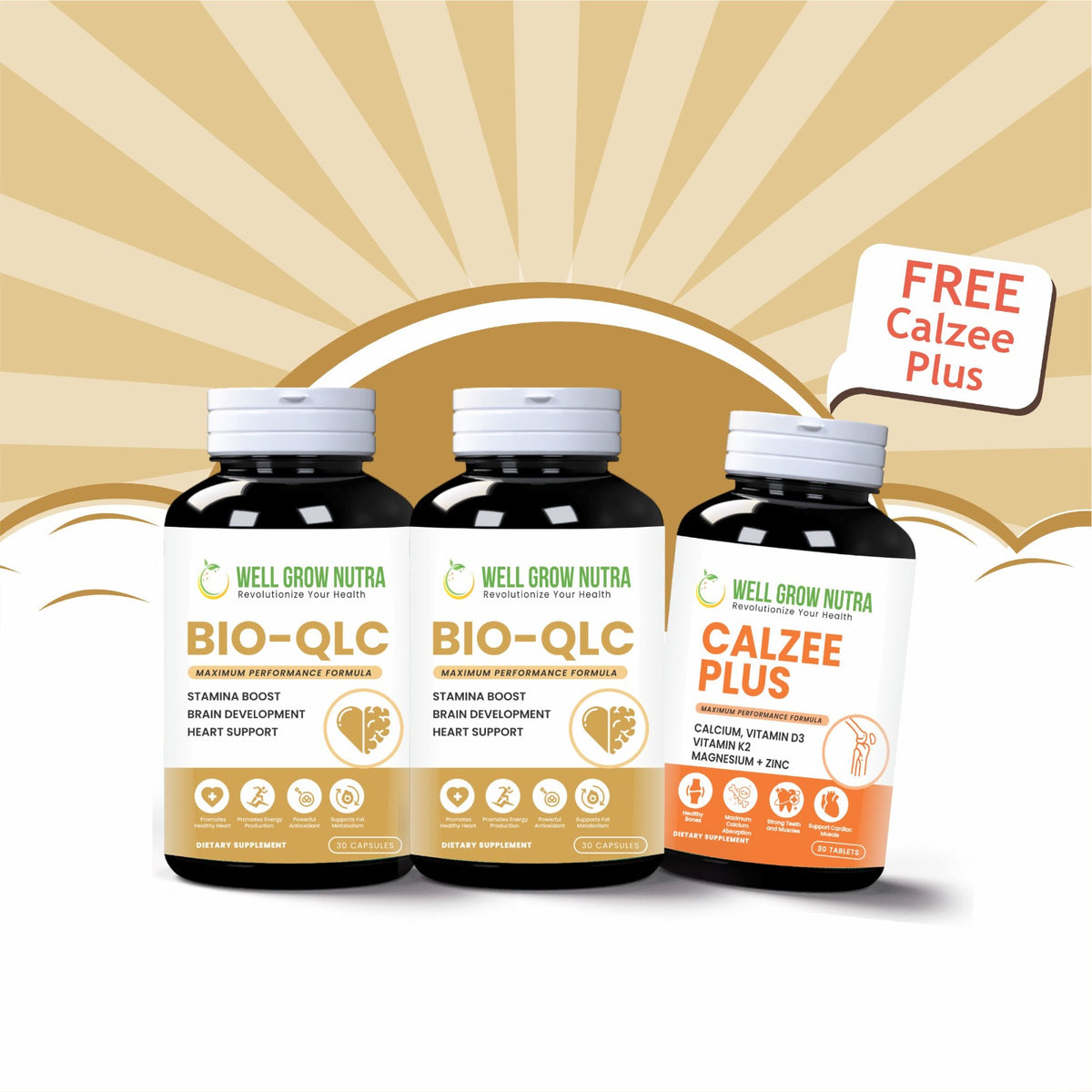 2 Bio-QLC + Calzee Plus FREE