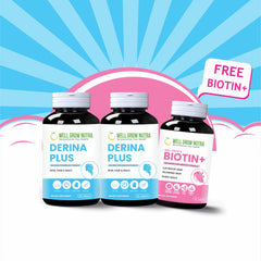 2 Derina Plus + Biotin FREE